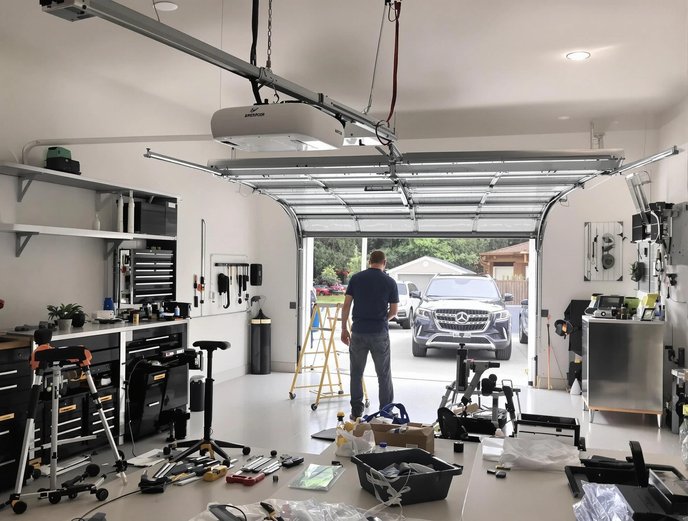 Garage door opener installation by Vestavia Hills Garage Door Repair in Vestavia Hills