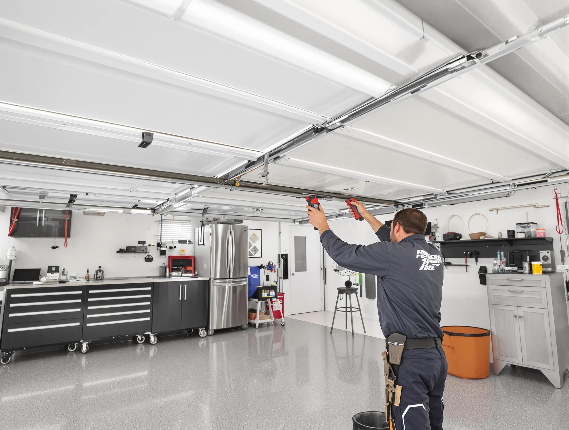 Overhead garage door repair service by Vestavia Hills Garage Door Repair in Vestavia Hills