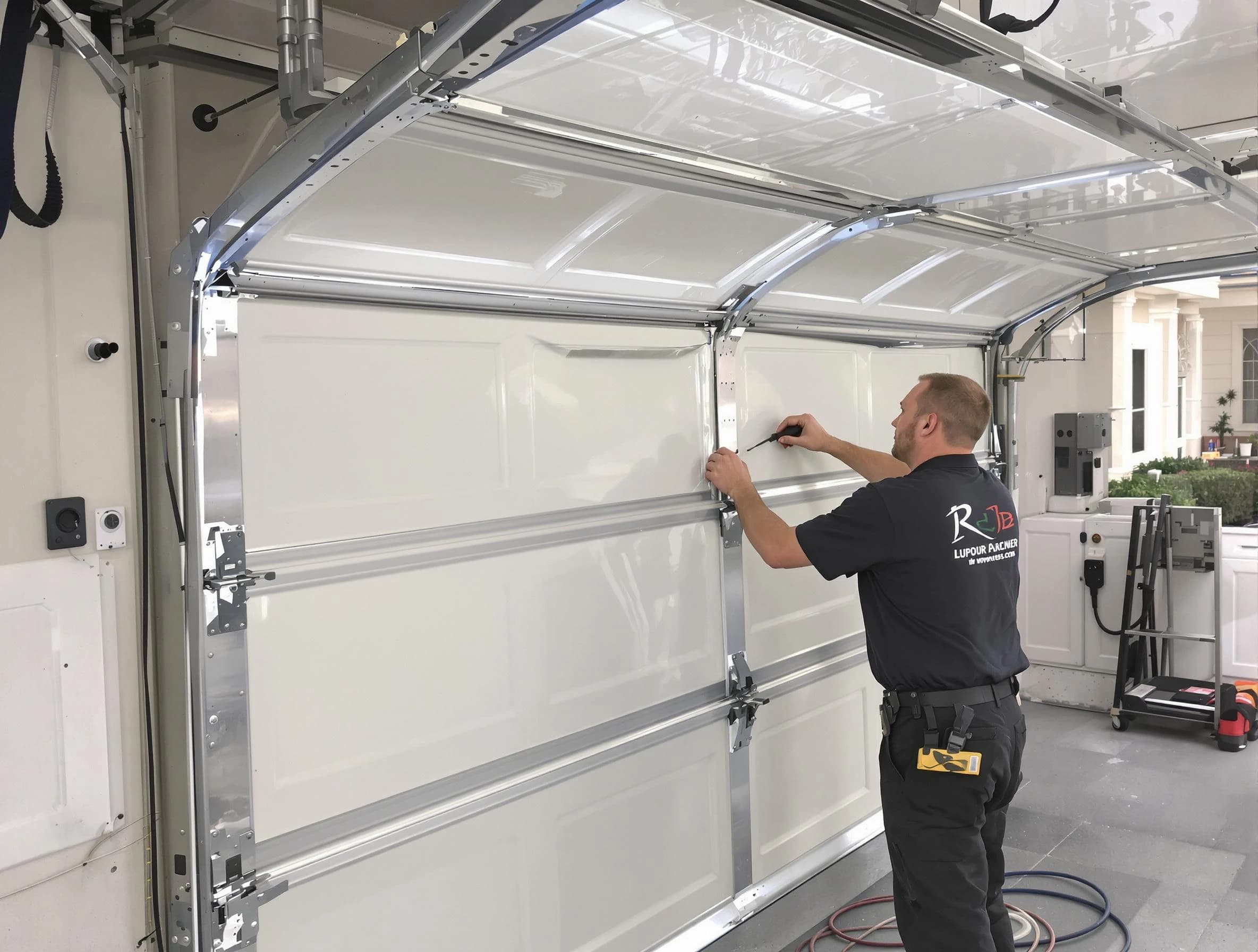 Vestavia Hills Garage Door Repair professional performing panel repair in Vestavia Hills