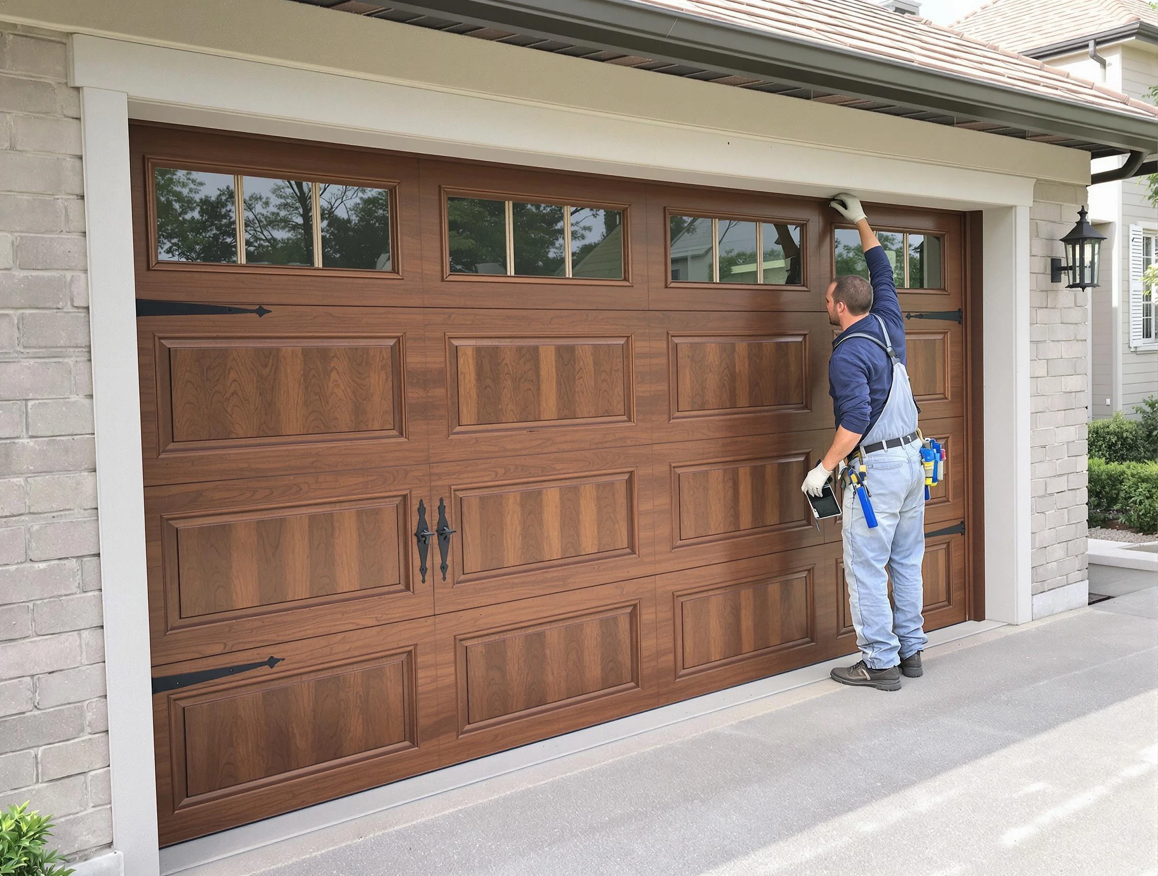 Custom garage door showcase by Vestavia Hills Garage Door Repair in Vestavia Hills